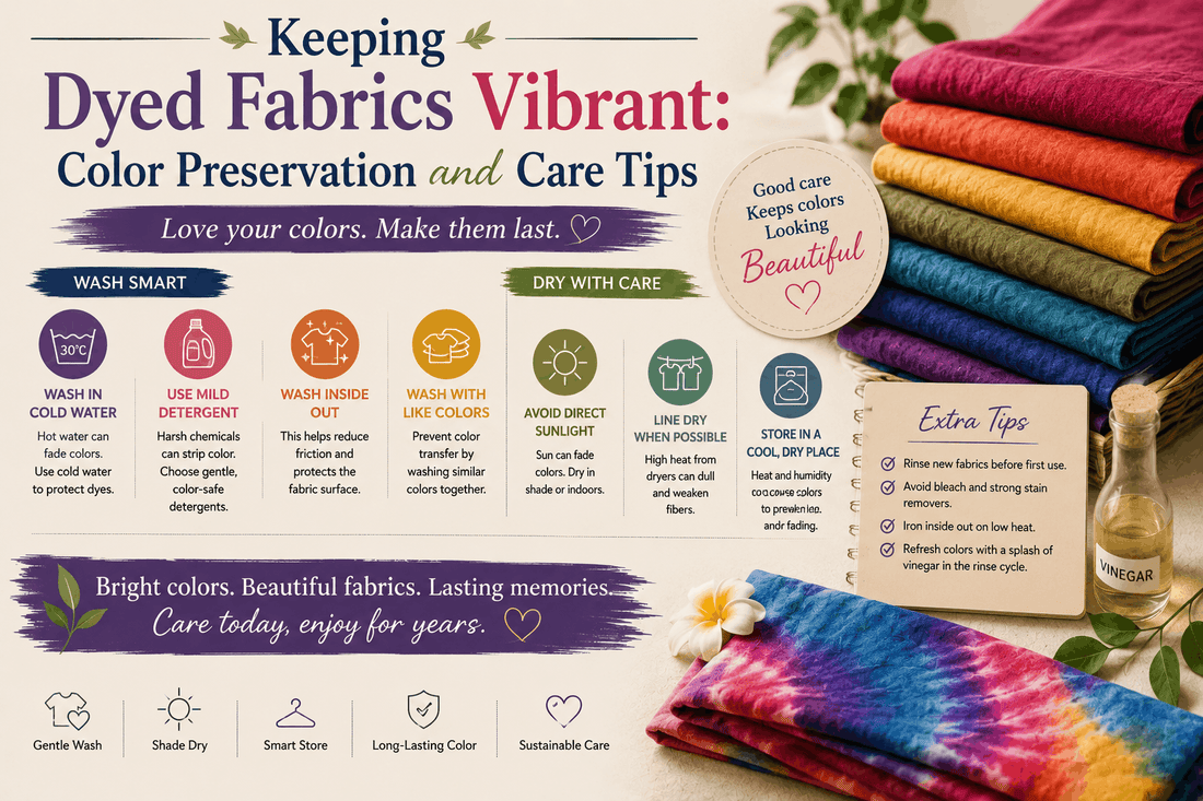 Preserve Dyed Fabric Colors: Expert Care Tips for Long-Lasting Vibrancy
