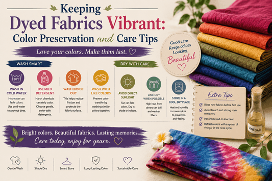 Preserve Dyed Fabric Colors: Expert Care Tips for Long-Lasting Vibrancy