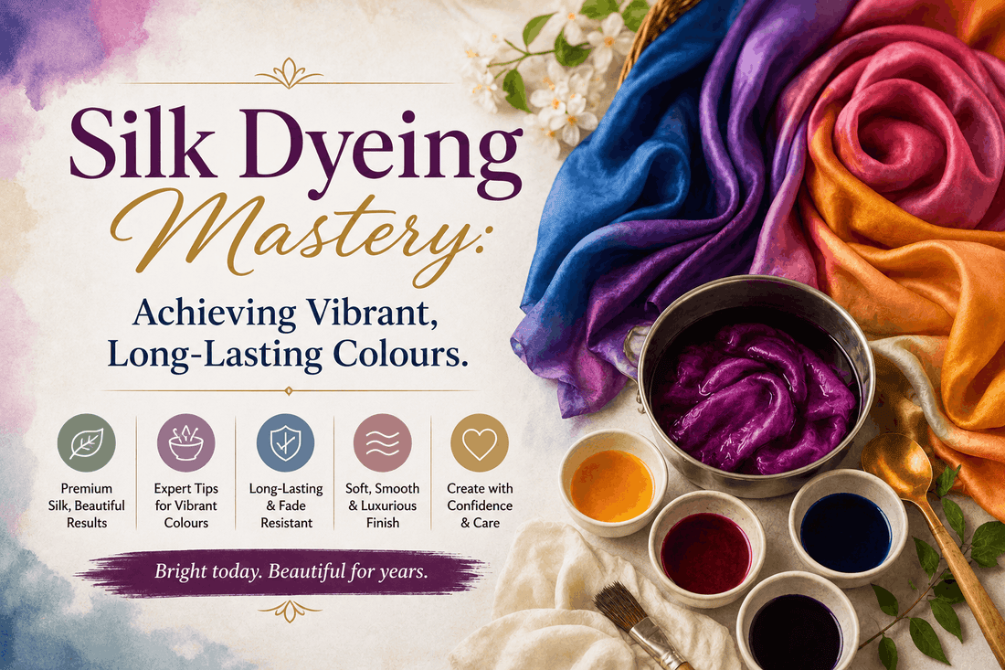 Silk Dyeing Mastery: Acid Dyes for Vibrant, Luxurious Colors